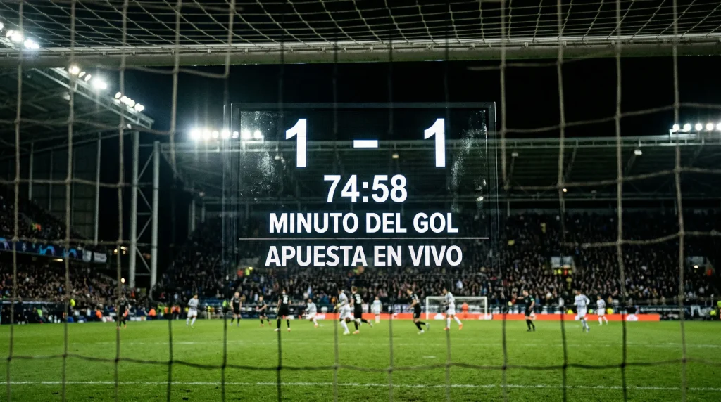Pantalla de movil mostrando oferta de bono de bienvenida de casa de apuestas deportivas