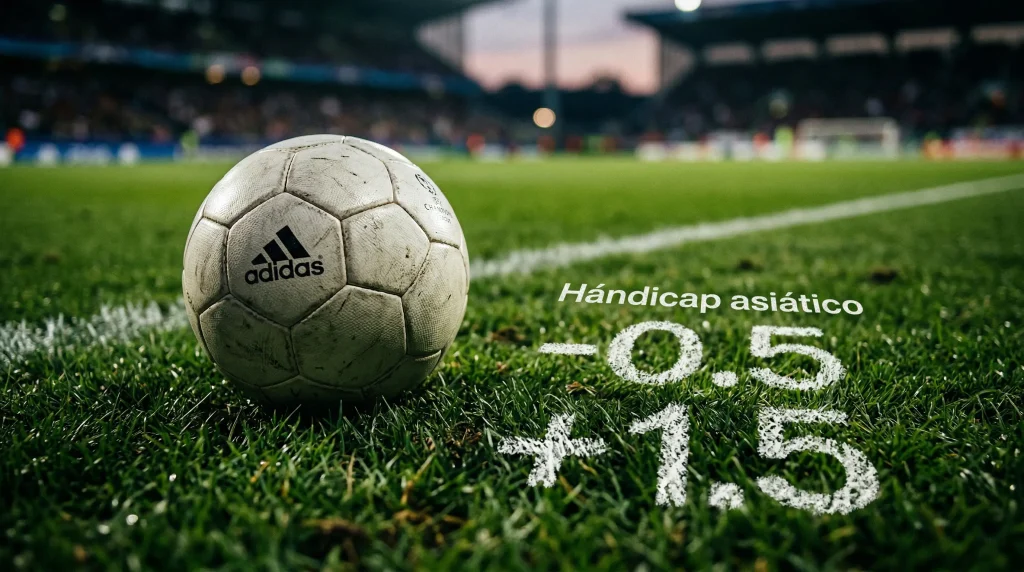 Hándicap asiático en apuestas de fútbol explicado